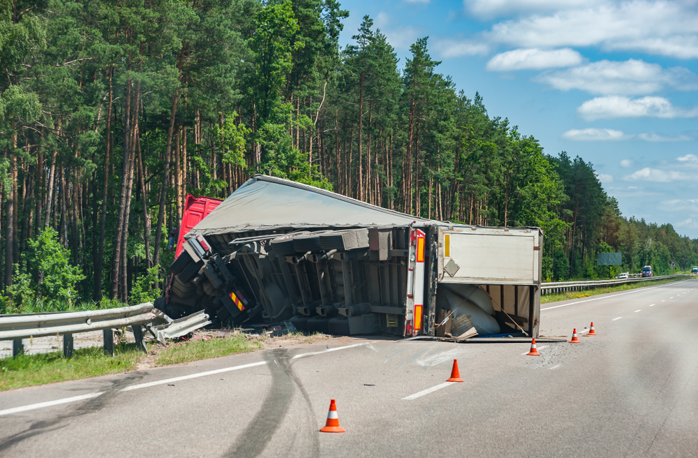Photo of a Truck Accident